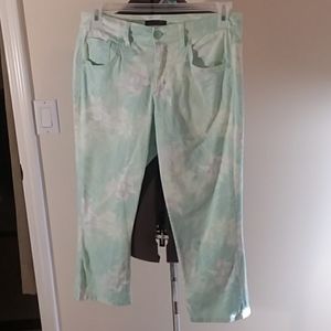 Bandolino women's crop pants size 10 Mint Green